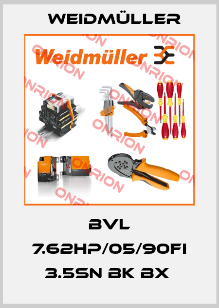 BVL 7.62HP/05/90FI 3.5SN BK BX  Weidmüller