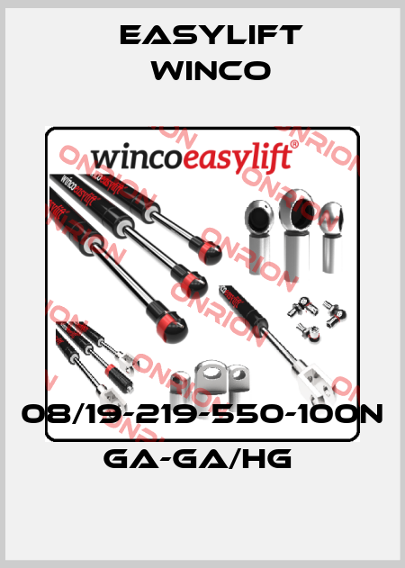08/19-219-550-100N GA-GA/HG  Easylift wınco