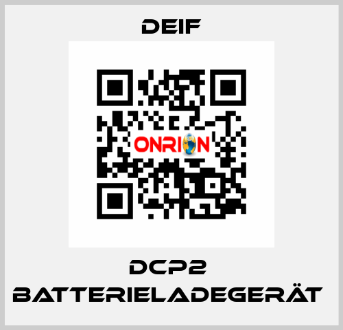 DCP2  Batterieladegerät  Deif