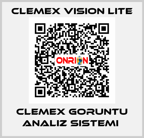 CLEMEX GORUNTU ANALIZ SISTEMI  Clemex Vision Lite