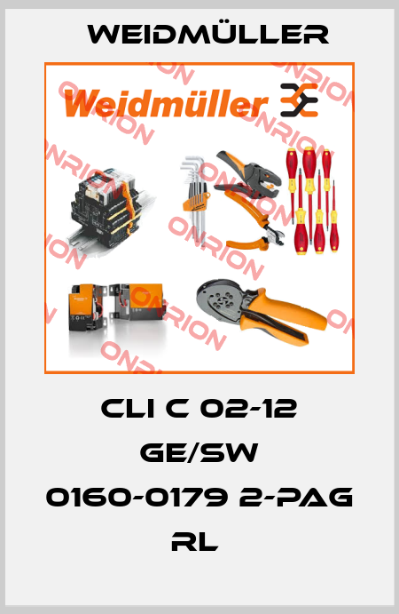 CLI C 02-12 GE/SW 0160-0179 2-PAG RL  Weidmüller