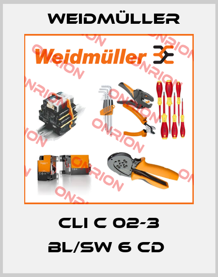 CLI C 02-3 BL/SW 6 CD  Weidmüller
