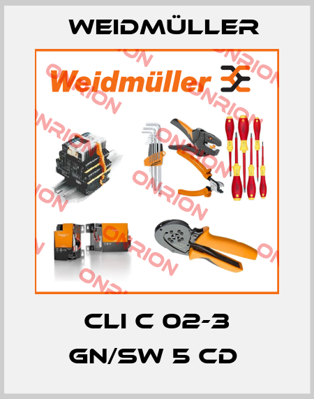 CLI C 02-3 GN/SW 5 CD  Weidmüller