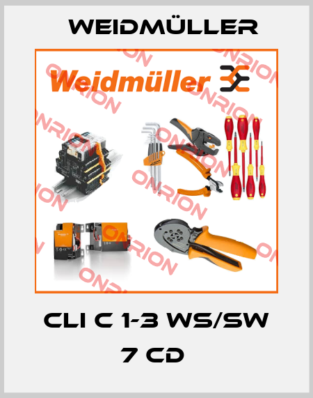 CLI C 1-3 WS/SW 7 CD  Weidmüller