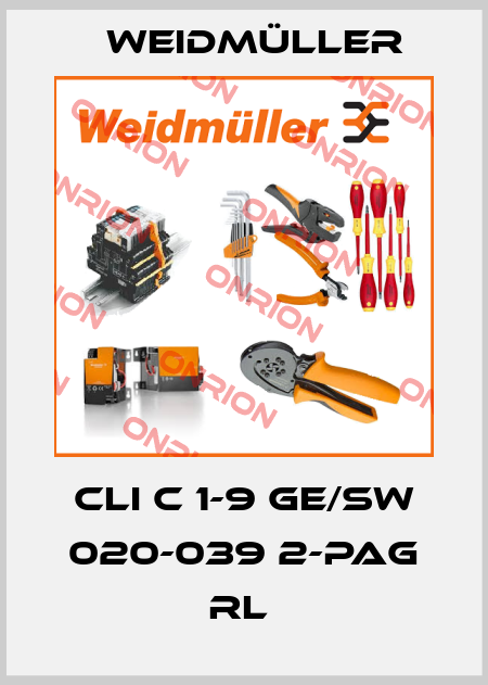 CLI C 1-9 GE/SW 020-039 2-PAG RL  Weidmüller