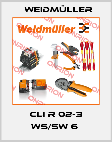 CLI R 02-3 WS/SW 6  Weidmüller