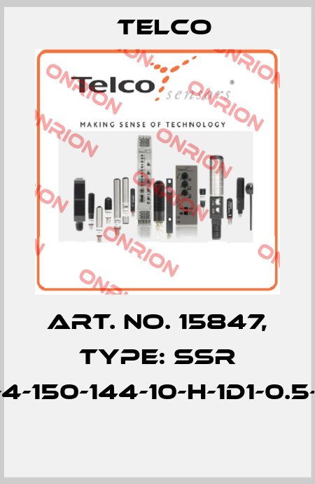 Art. No. 15847, Type: SSR 01-4-150-144-10-H-1D1-0.5-J8  Telco
