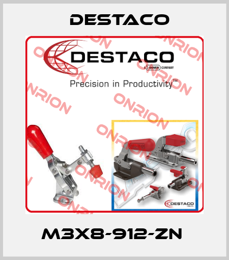 M3X8-912-ZN  Destaco