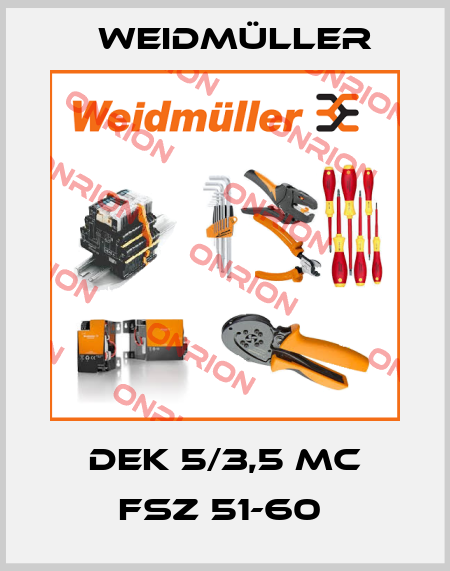 DEK 5/3,5 MC FSZ 51-60  Weidmüller