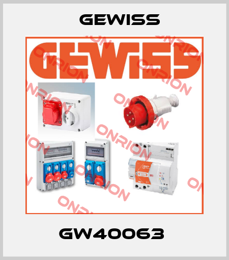 GW40063  Gewiss