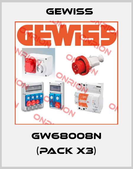GW68008N (pack x3) Gewiss