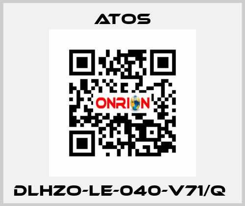 DLHZO-LE-040-V71/Q  Atos