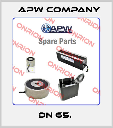 DN 65.  Apw Company
