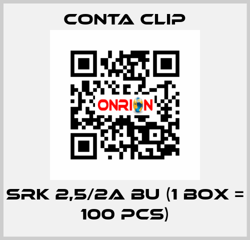 SRK 2,5/2A BU (1 box = 100 pcs) Conta Clip