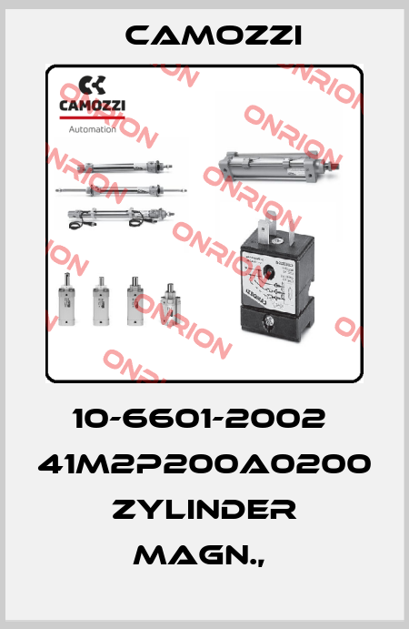 10-6601-2002  41M2P200A0200  ZYLINDER MAGN.,  Camozzi
