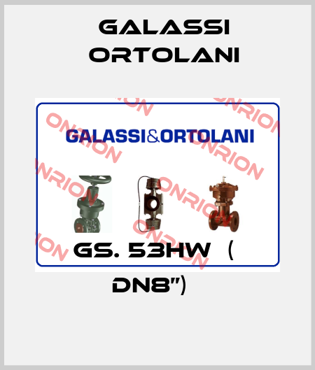 GS. 53HW  (  DN8”)   Galassi Ortolani
