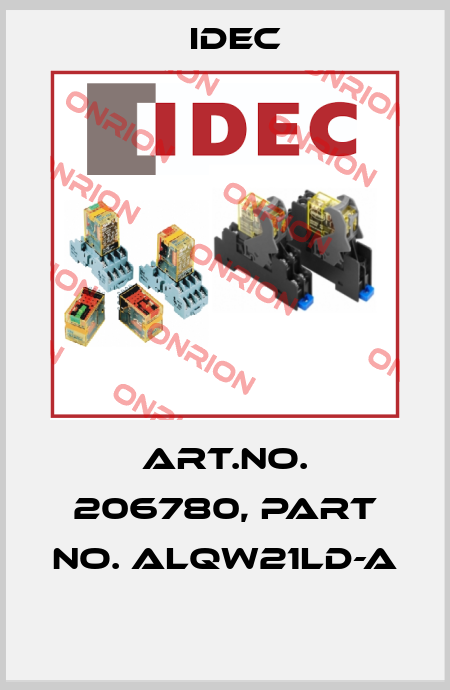 Art.No. 206780, Part No. ALQW21LD-A  Idec