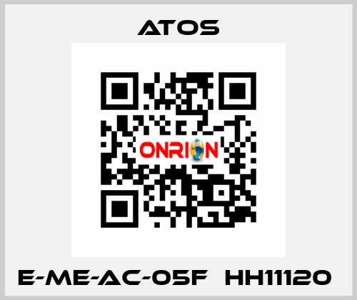 E-ME-AC-05F  HH11120  Atos