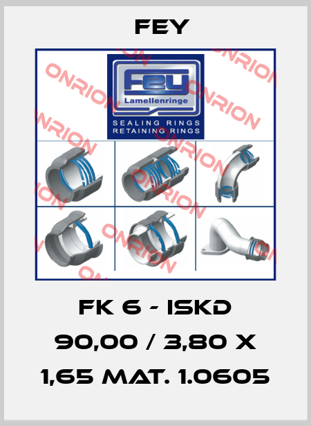 FK 6 - ISKD 90,00 / 3,80 x 1,65 Mat. 1.0605 Fey