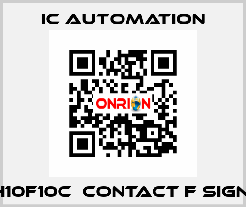 H10F10C  Contact F sign  ic automation