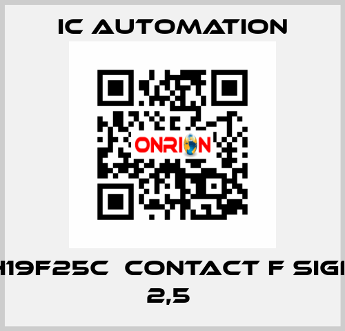 H19F25C  Contact F sign 2,5  ic automation