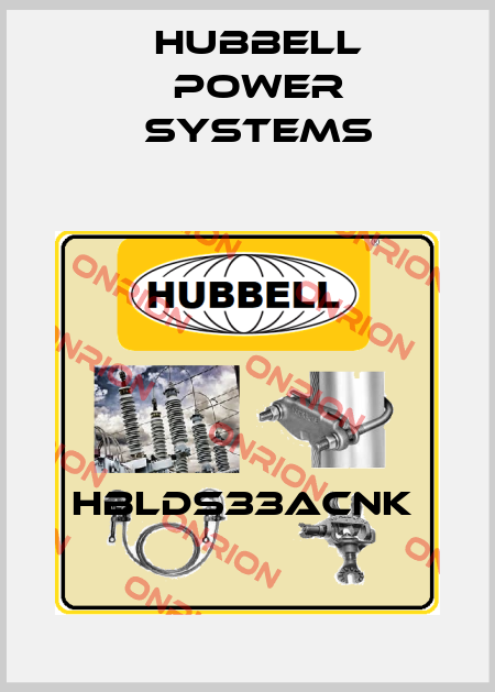 HBLDS33ACNK  Hubbell Power Systems