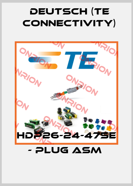 HDP26-24-47SE - PLUG ASM  Deutsch (TE Connectivity)