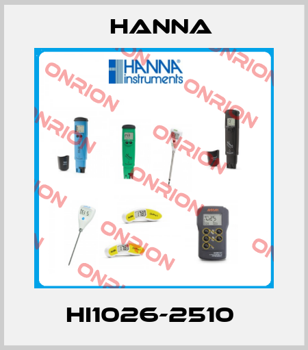 HI1026-2510  Hanna