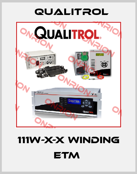 111W-X-X WINDING ETM  Qualitrol