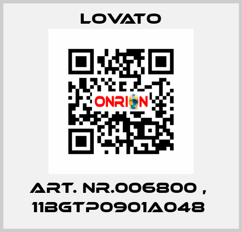 Art. Nr.006800 ,  11BGTP0901A048  Lovato