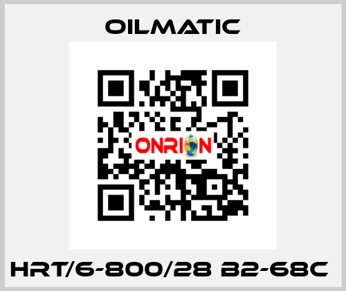 HRT/6-800/28 B2-68C  OILMATIC