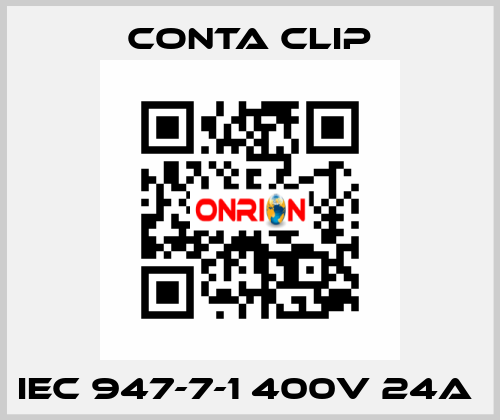 IEC 947-7-1 400V 24A  Conta Clip