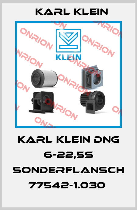 KARL KLEIN DNG 6-22,5S SONDERFLANSCH 77542-1.030  Karl Klein