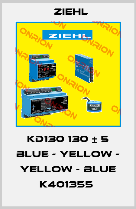 KD130 130 ± 5 BLUE - YELLOW - YELLOW - BLUE K401355  Ziehl