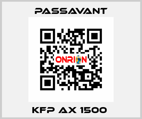 KFP AX 1500  Passavant