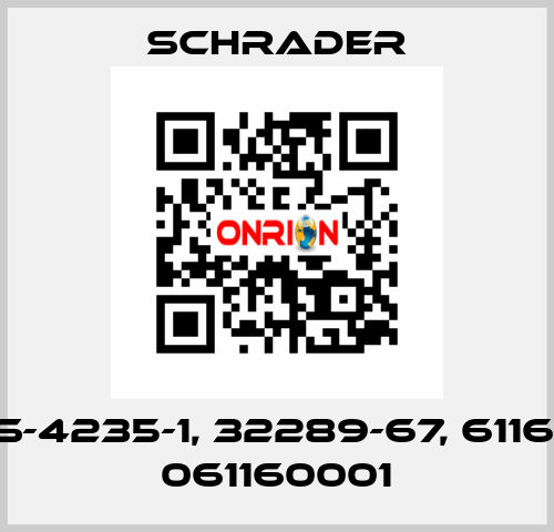 S-4235-1, 32289-67, 6116, 061160001 Schrader
