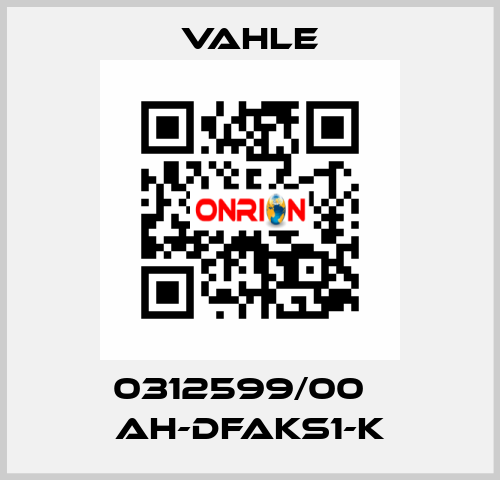 0312599/00    AH-DFAKS1-K  Vahle