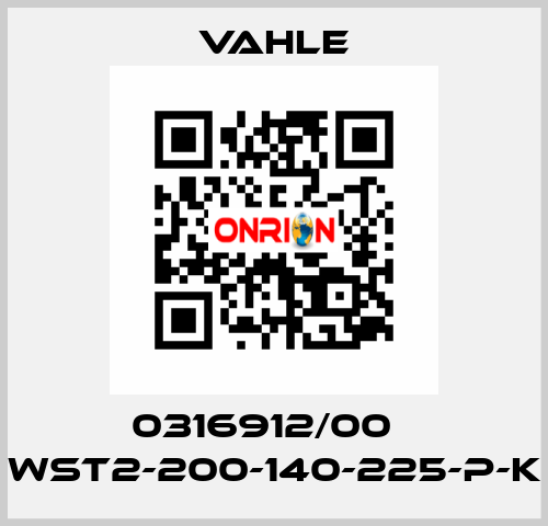 0316912/00    WST2-200-140-225-P-K  Vahle