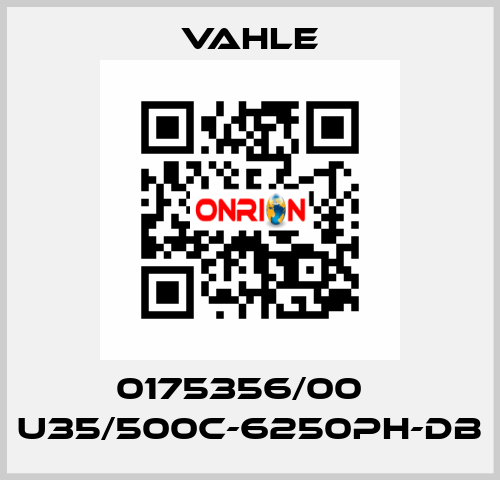 0175356/00    U35/500C-6250PH-DB  Vahle