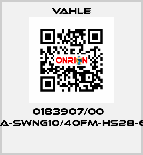 0183907/00    SA-SWNG10/40FM-HS28-60  Vahle