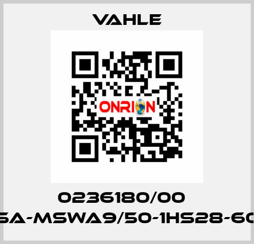 0236180/00    SA-MSWA9/50-1HS28-60  Vahle