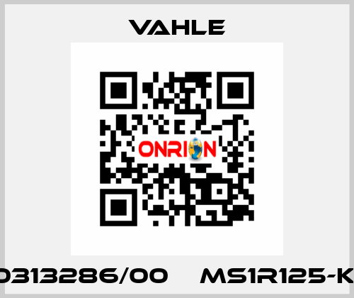 0313286/00    MS1R125-K  Vahle