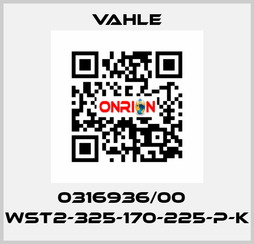 0316936/00    WST2-325-170-225-P-K  Vahle