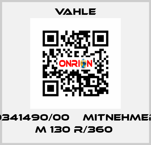 0341490/00    MITNEHMER M 130 R/360  Vahle