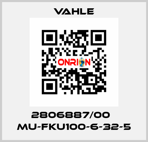 2806887/00    MU-FKU100-6-32-5  Vahle