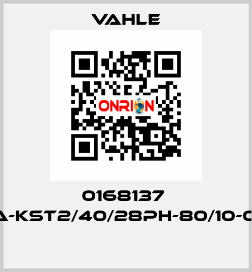 0168137  SA-KST2/40/28PH-80/10-0,0  Vahle