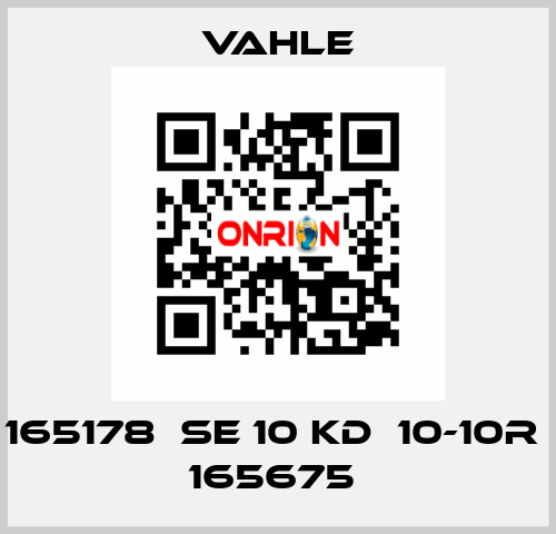 165178  SE 10 KD  10-10R  165675  Vahle