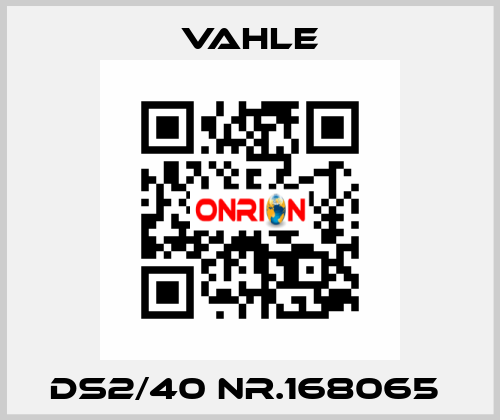 DS2/40 NR.168065  Vahle