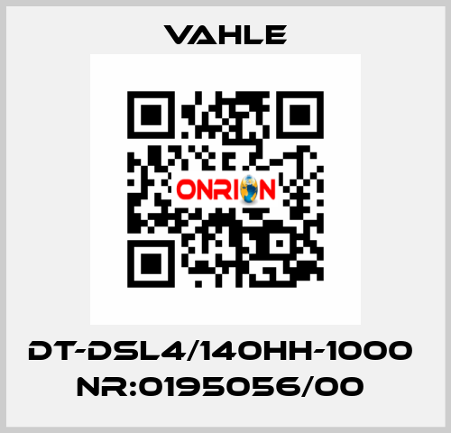 DT-DSL4/140HH-1000  NR:0195056/00  Vahle