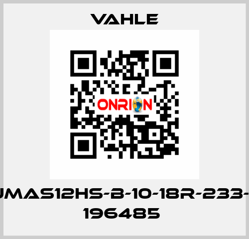 MN-UMAS12HS-B-10-18R-233-Z3-P 196485  Vahle